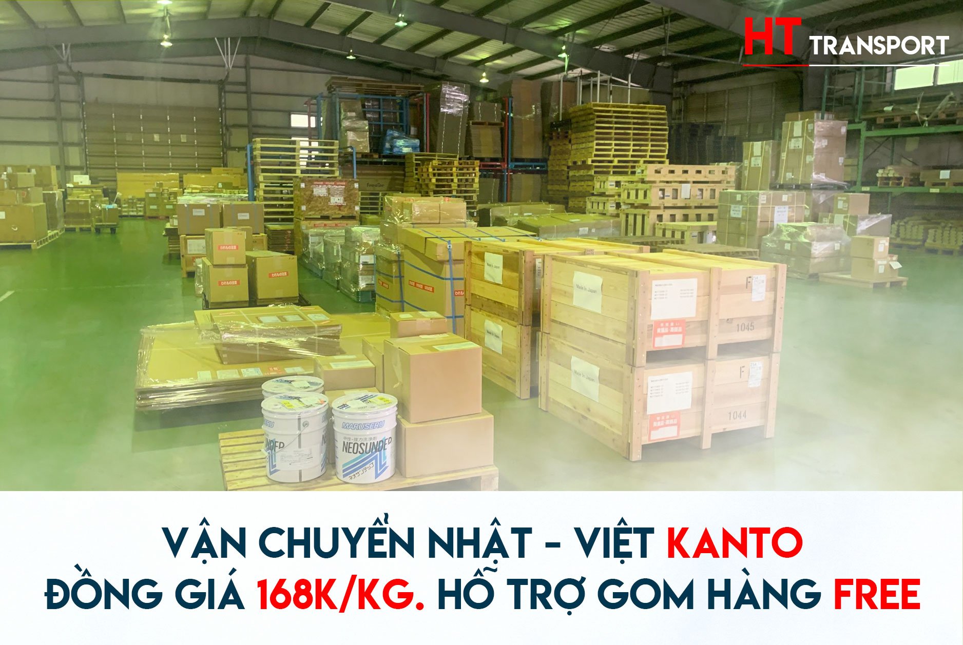 HT Transport vận chuyển hàng hoá Nhật - Việt 3 tiện ích